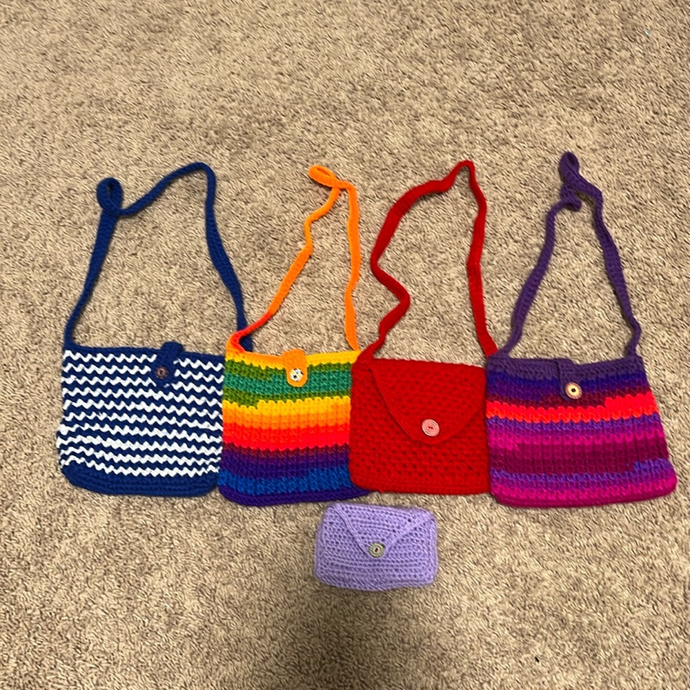 [BUNDLE] Handmade crochet bags + wallet